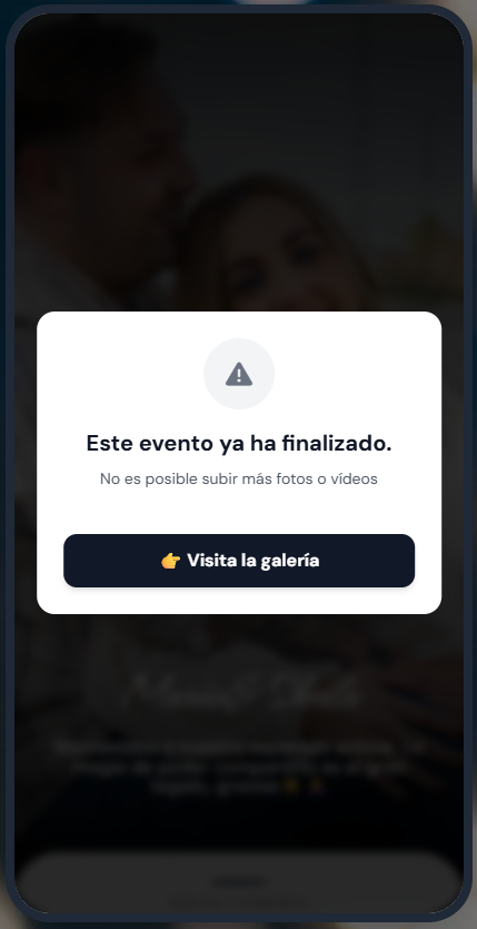 Evento finalizado