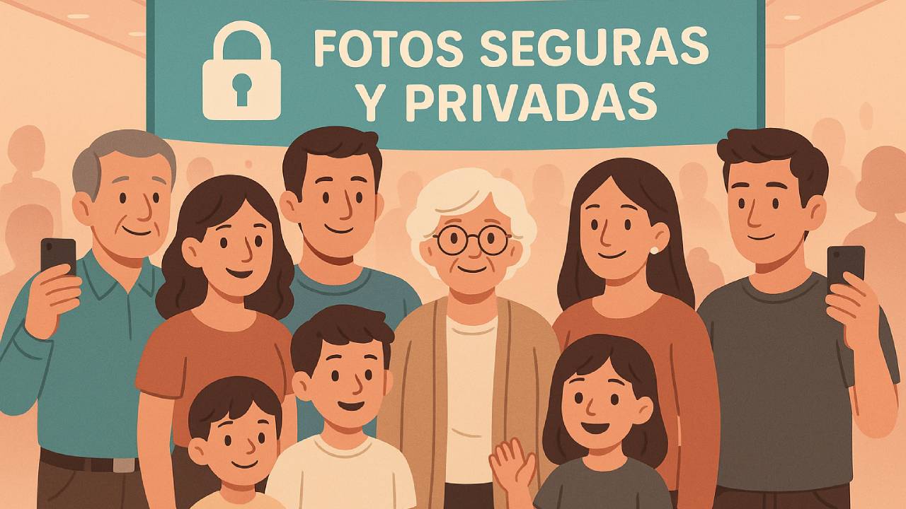 Fotos y vídeos seguros y privados con Eventocam control total