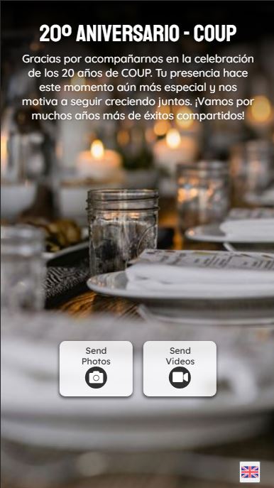 Eventos de empresa o corporativos? Todas las fotos y videos compartidos al instante a través de un código QR