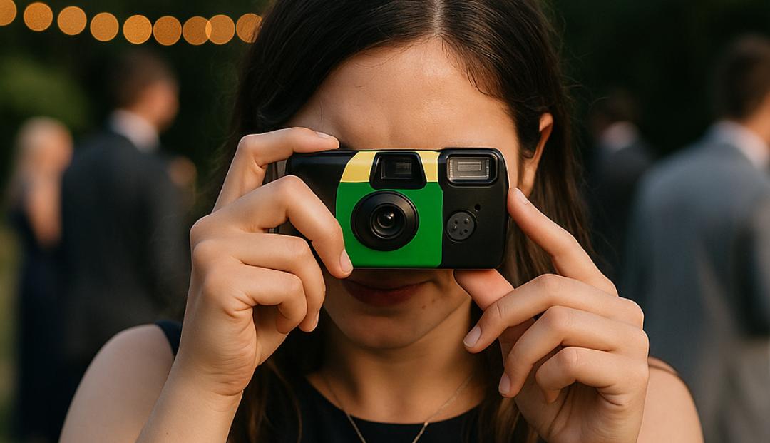 Camara desechable para eventos QR