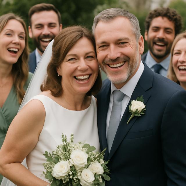 Bodas fotos captura QR código