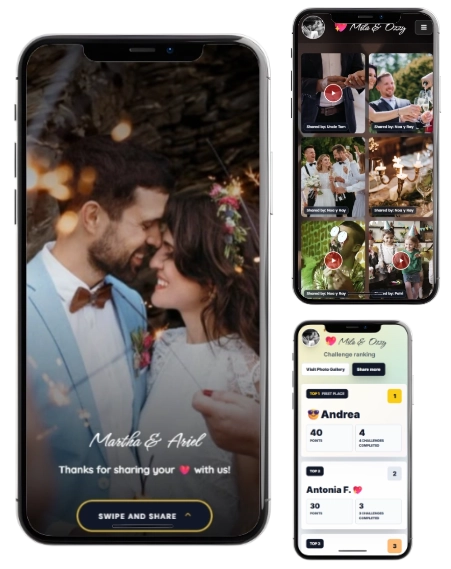 Share photos and videos using a QR code - any kind of events