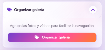 Organizar galería